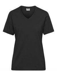 V-Shirt Damen Schwarz